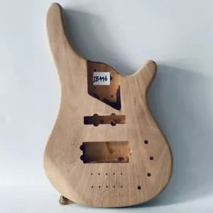 5/6 String Electric Bass Mahogany Wood Body