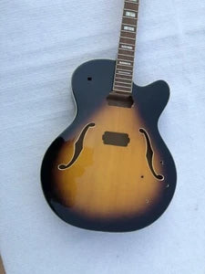 Washburn Tobacco Burst Jazz Guitar Hollow Body, Maple Neck, Rosewood Fretboard