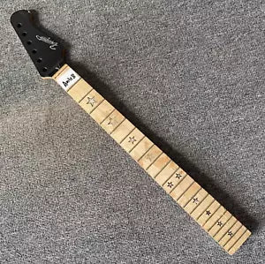 Pvoque Guitar Black Maple Wood Neck, 22 Frets Maple Fingerboard