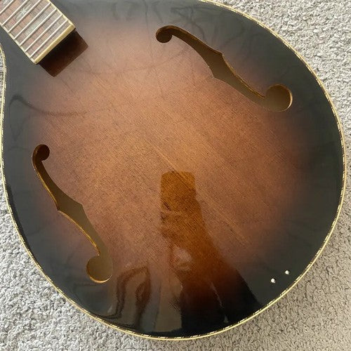 Tobacco Burst 8 String Mandolin Guitar, Rosewood Fingerboard Neck
