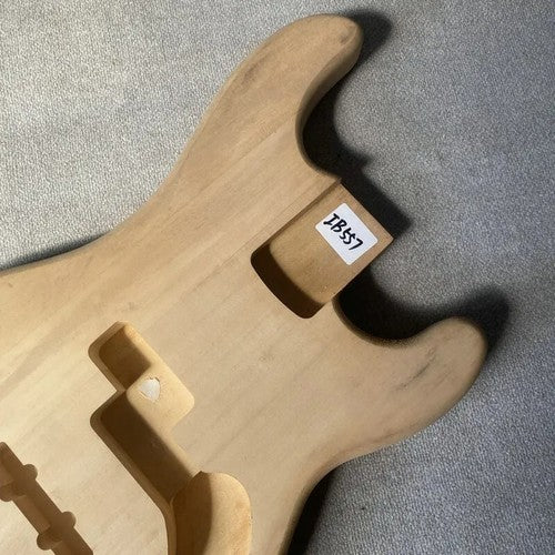 Unfinished Basswood 4 String Electric Bass Body Fit Precision P Bass
