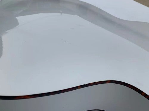 Glossy White DIY Project Hollow Jazz Guitar Body, Maple Neck, Rosewood Fretboard