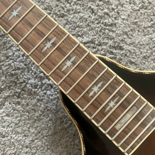Tobacco Burst 8 String Mandolin Guitar, Rosewood Fingerboard Neck