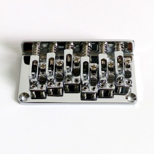12 String Guitar Fixed Hardtail Bridge in Chrome For Strat Stratocaster