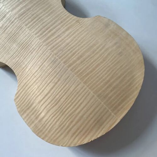 Spruce and Maple Unfinished Violin Bass Hollow Body DIY Project