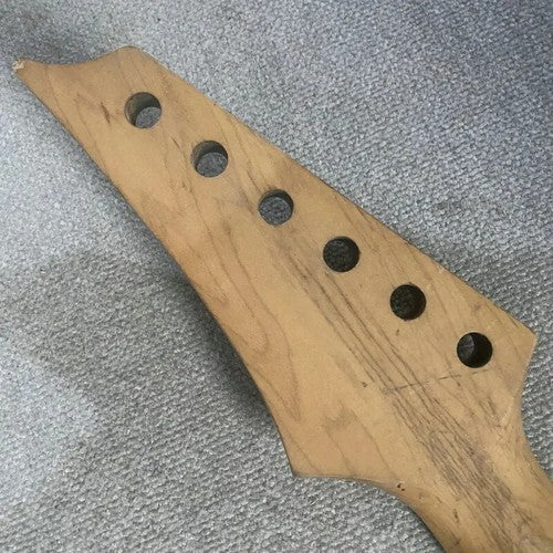 Grey Maple Wood Electric Guitar Neck, Rosewood 24 Frets Fingerboard