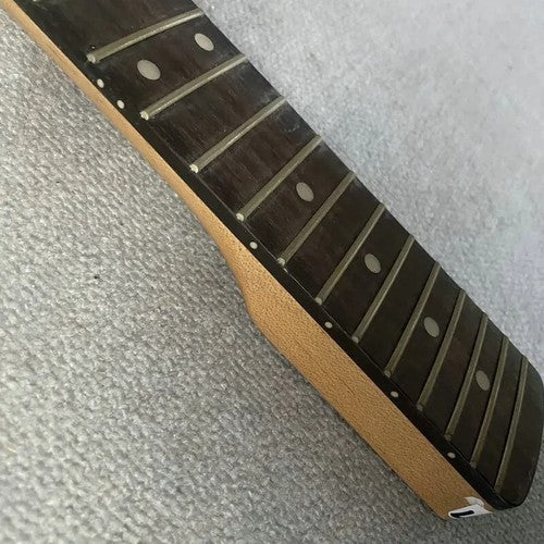 Cream Maple Wood Electric Guitar Neck, 22 Frets Rosewood Fingerboard