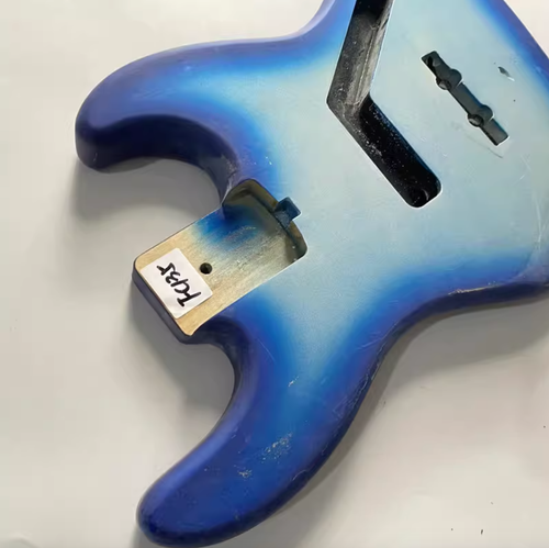 Silver Blue Burst Basswood 4 String Bass Body Fit Jazz Bass