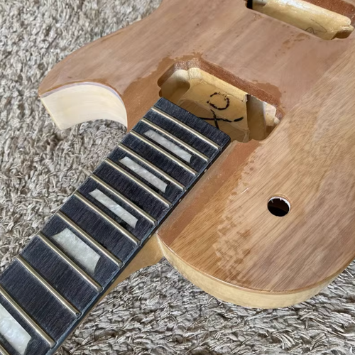 Harley Benton Solid Basswood Body, Maple Neck, Rosewood Fretboard Fit Les Paul