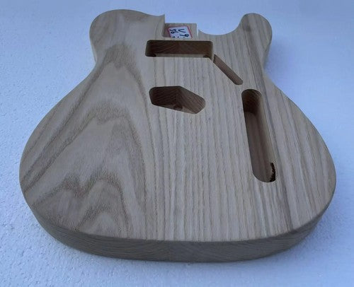 Unfinished Ash Wood Electric Guitar Body Fit Telecaster Tele