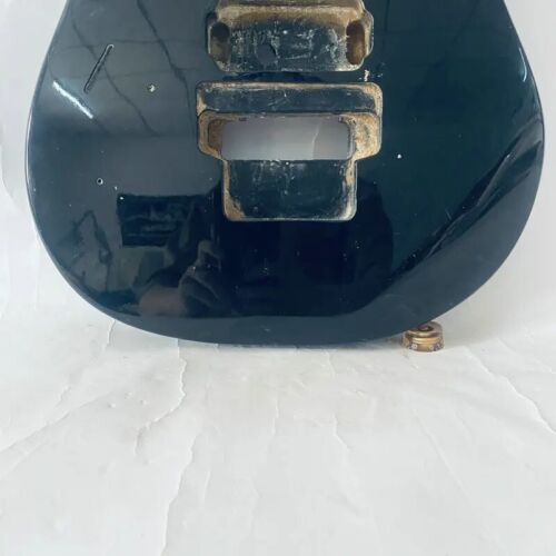 Glossy Black Left Handed HH Guitar Double Cutaway Body DIY Project