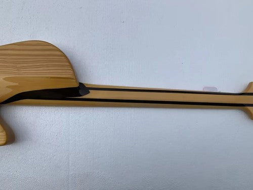 Left Handed 5 String Ash Wood Bass Body with Neck Through, Rosewood Fretboard
