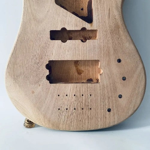 5/6 String Electric Bass Mahogany Wood Body
