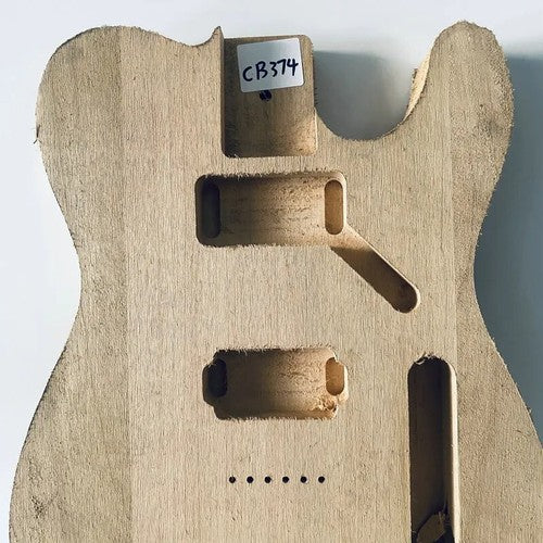 1 Set Unfinished Basswood Guitar HH Body with Maple Neck