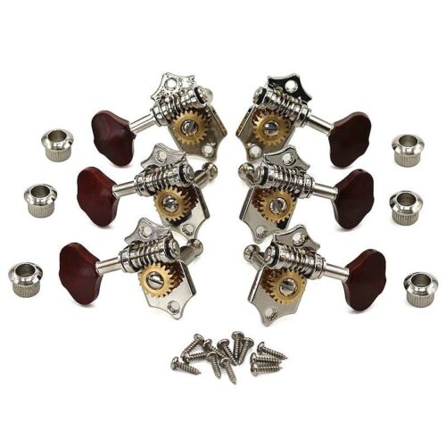 Silver Guitar Open Tuners Machine Heads Fit D'Angelico,Epiphone,Ibanez,Washburn