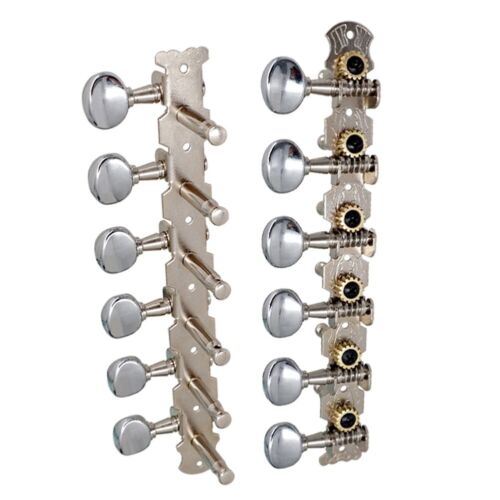 12-string Acoustic Guitar Tuning Pegs Tuners Key 6L 6R Round Machine Heads/Parts