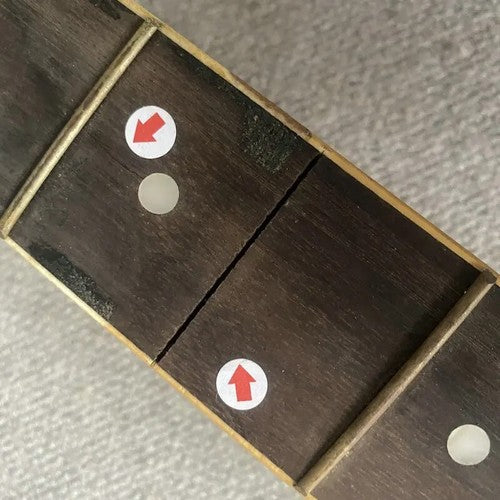 Grey Maple Wood Electric Guitar Neck, Rosewood 24 Frets Fingerboard