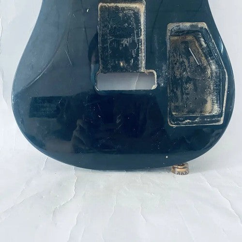 Glossy Black Left Handed HH Guitar Double Cutaway Body DIY Project