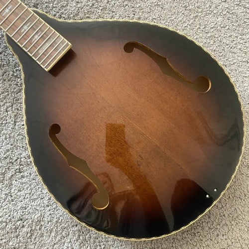 Tobacco Burst 8 String Mandolin Guitar, Rosewood Fingerboard Neck