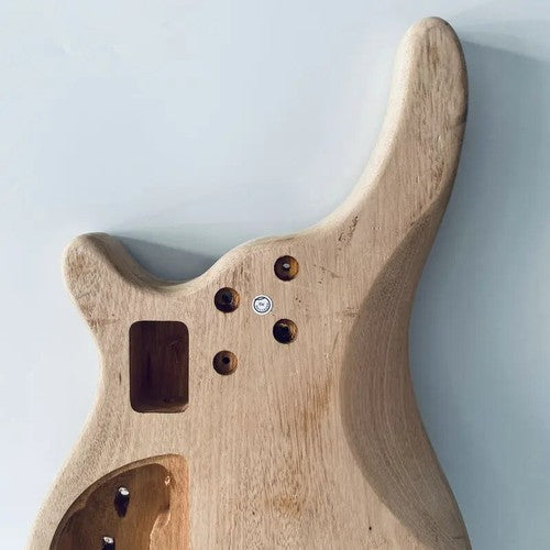 5/6 String Electric Bass Mahogany Wood Body