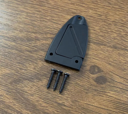 Black Guitar Openable Truss Rod Cover For Ibanez,Cort,Schecter,Rogue,Washburn