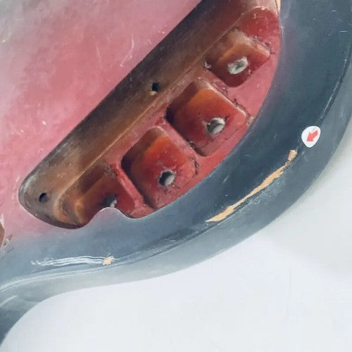 Red Burst DIY Project Basswood Electric Bass Guitar Body DIY Project