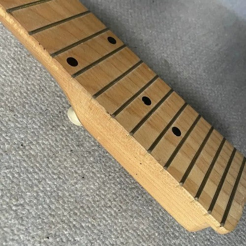 Short Scales Mini Maple Wood Guitar Neck, 21 Frets Fingerboard Maple Fretboard