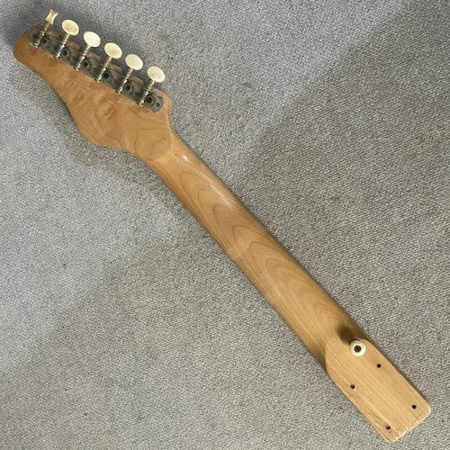 Short Scales Mini Maple Wood Guitar Neck, 21 Frets Fingerboard Maple Fretboard