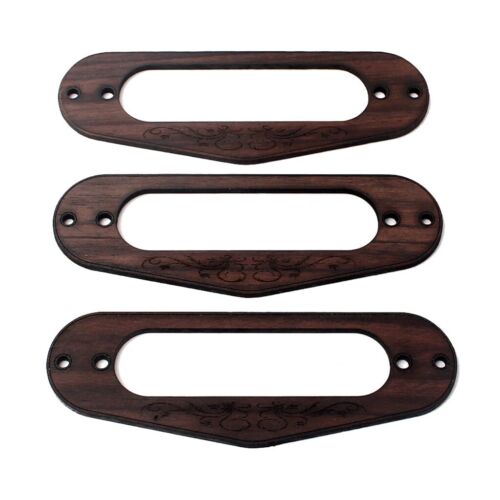 Rosewood Guitar Single Coil Pickups Rings Fit Fender Stratocaster ST