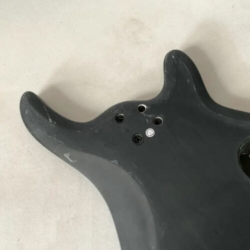 Black Left Handed Basswood Bass Guitar Body DIY Project