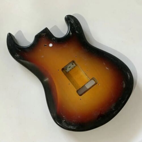 Sunburst Left Handed Basswood Guitar Body Fit Stratocaster Strat