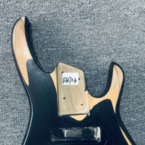 Black Basswood 5/6 String Electric Bass Body DIY Project