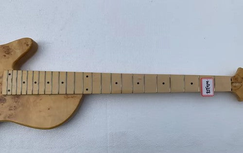 Left Handed 5 String Ash Wood Bass Body with Neck Through, Rosewood Fretboard