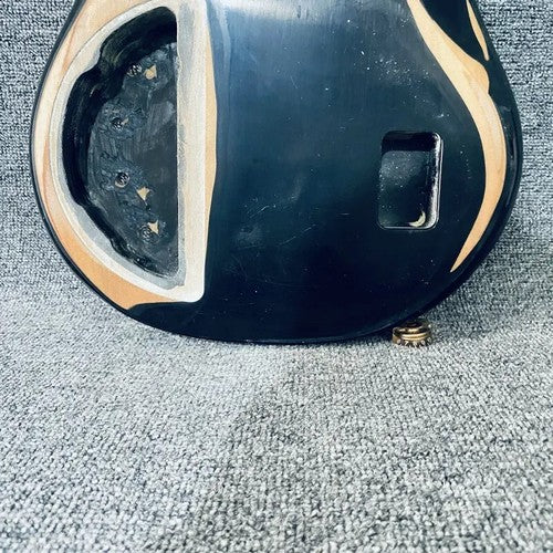 Black Basswood 5/6 String Electric Bass Body DIY Project