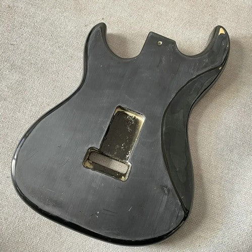 Blue Burst DIY Project Basswood Guitar Solid Body Fit Stratocaster Strat