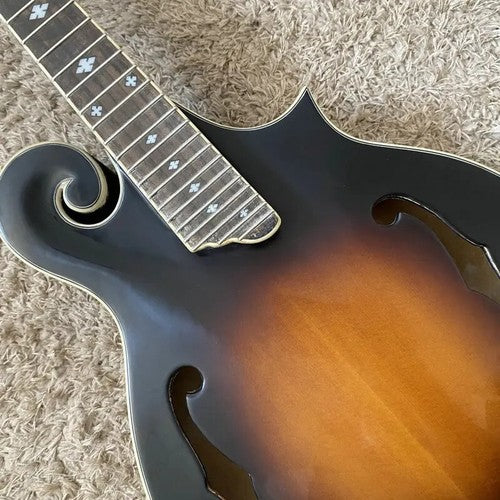 DIY Project 8 String Mandolin, Solid Spruce Top Body, Mahogany Neck