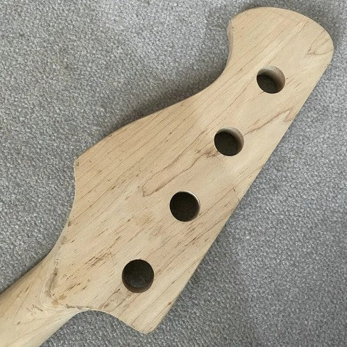 Maple Wood 4 String Bass Neck, 20 Frets Rosewood Fingerboard Fit Jazz Bass