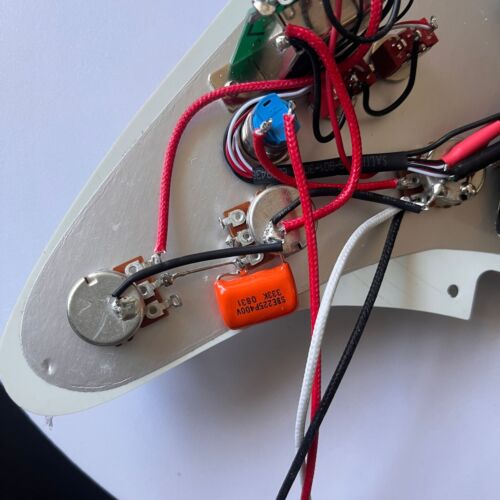 HSH Prewired Guitar Pickguard Set Wilkinson Humbucker Pickups For Fender Stratocaster Strat