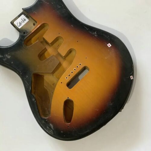 Sunburst Left Handed Basswood Guitar Body Fit Stratocaster Strat