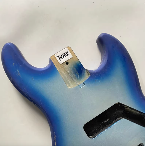 Silver Blue Burst Basswood 4 String Bass Body Fit Jazz Bass