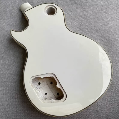Glossy White Single Cut Basswood Guitar Body Fit LP Les Paul