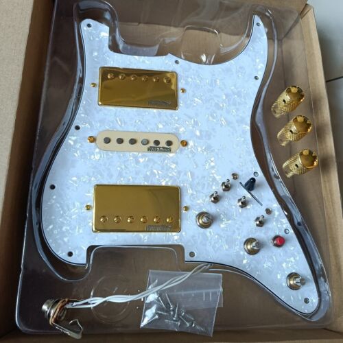 HSH Loaded Prewired Pickguard Wilkinson WVC Alnico5 Pickups Coil Split For Fender Stratocaster Strat