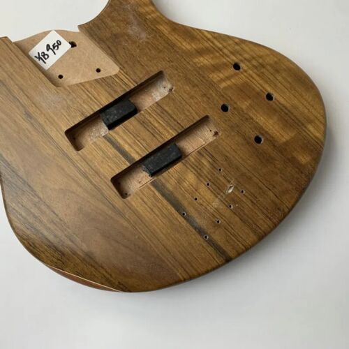 Mahogany Wood Electric Bass Body with Wenge Wood Top