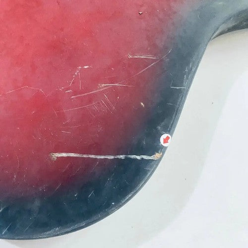 Red Burst DIY Project Basswood Electric Bass Guitar Body DIY Project