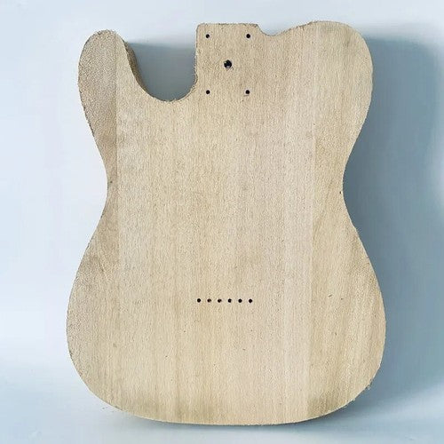 1 Set Unfinished Basswood Guitar HH Body with Maple Neck
