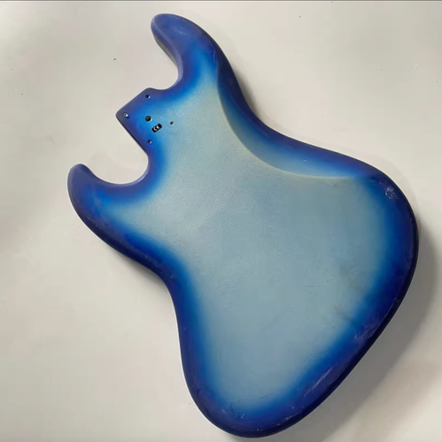Silver Blue Burst Basswood 4 String Bass Body Fit Jazz Bass
