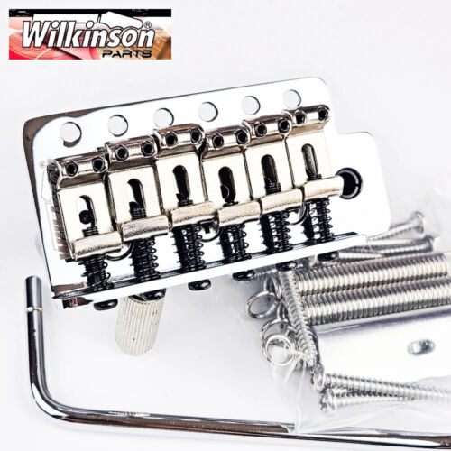 Wilkinson WOV01 Guitar  Bridge Vintage Bent Steel Saddle ST Chrome Silver