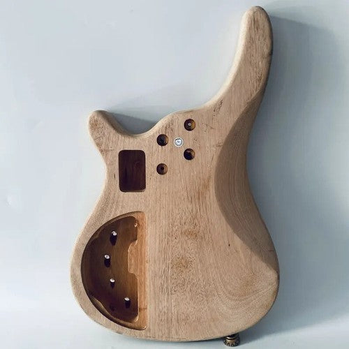 5/6 String Electric Bass Mahogany Wood Body