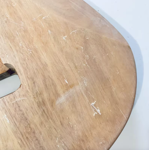 HH Green Veneer Tiger Maple Top Guitar Mahogany Body DIY Project