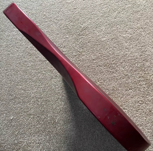 Red Solid Basswood 4 String Electric Bass Body